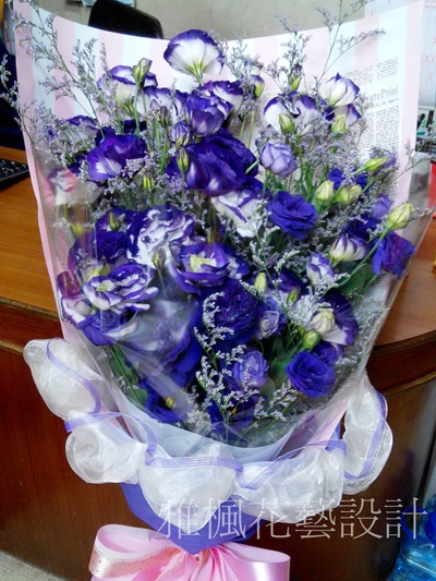 我"紫"在乎妳_草屯花店花束外送推薦0920768477專人送達