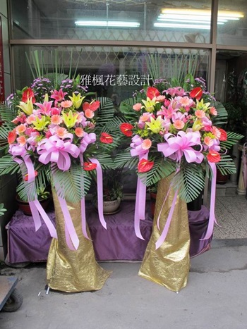 秀水花店朋友開店送賀禮花籃，埔鹽花店，開幕花籃鹿港花店